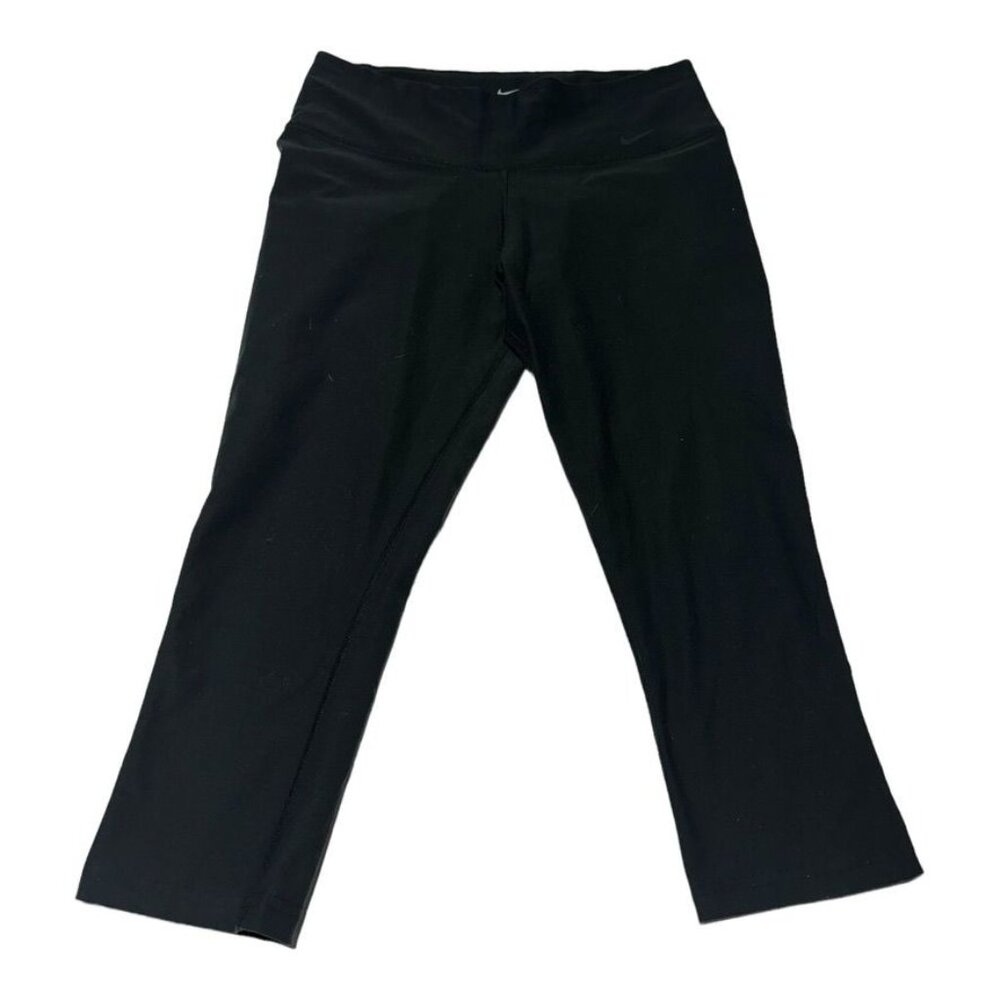 Nike Dri-Fiit Athletic Crops Black Size Medium